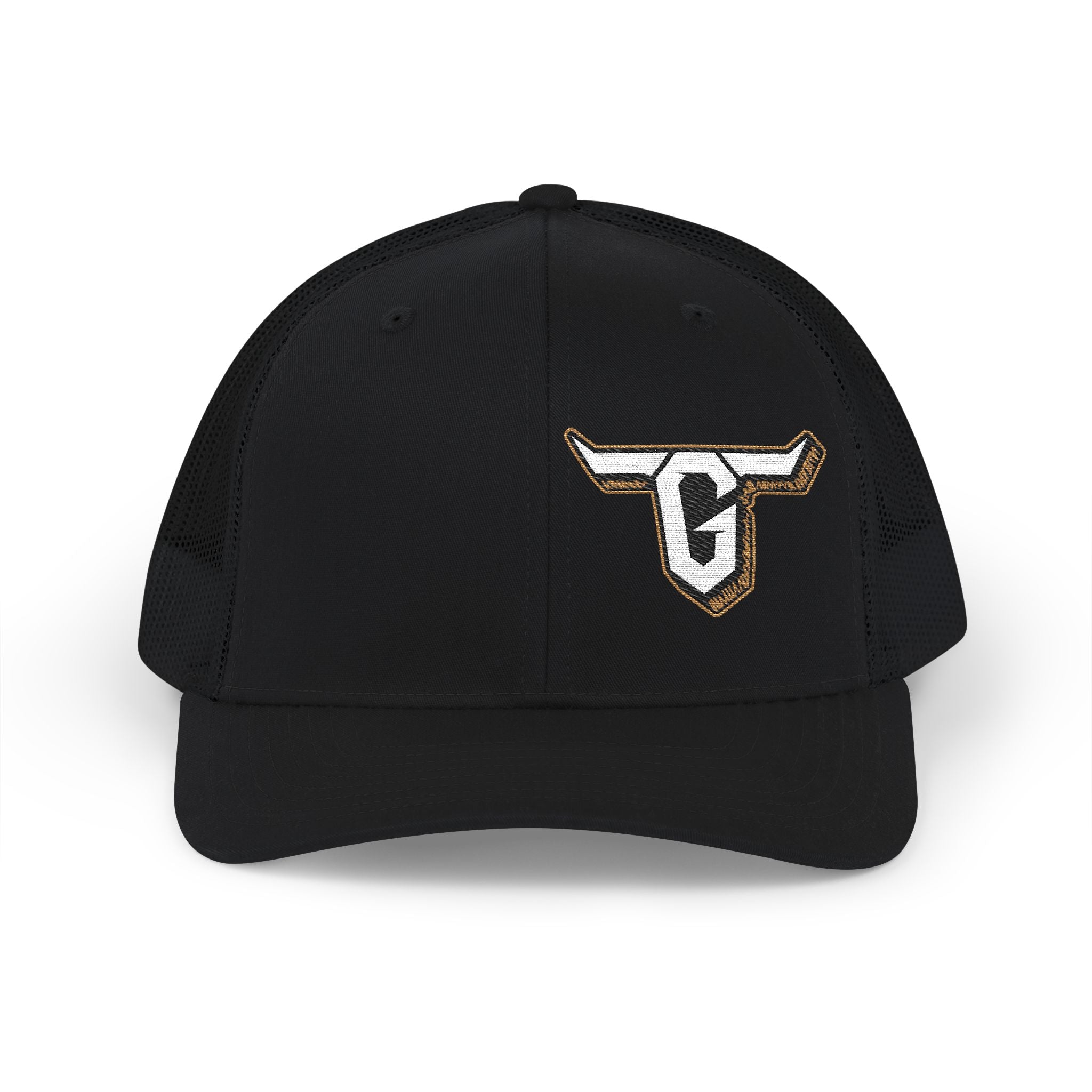 Tyler Garrett Bullhorns Logo Trucker Hat